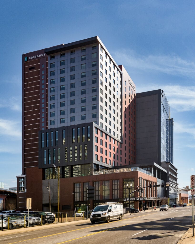 Photographing the Changing Light on the Cambria Hotel in Downtown Nashville 4 Cambria Downtown Nashville Architecture Photographer