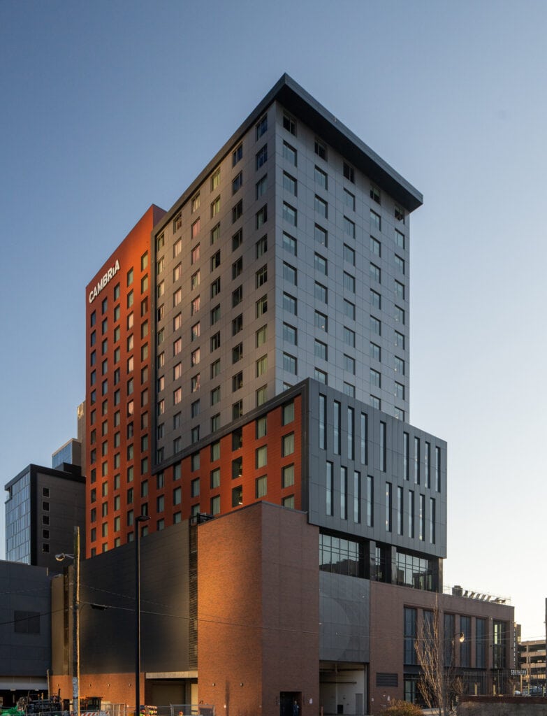 Photographing the Changing Light on the Cambria Hotel in Downtown Nashville 7 Cambria Downtown Nashville Architecture Photographer