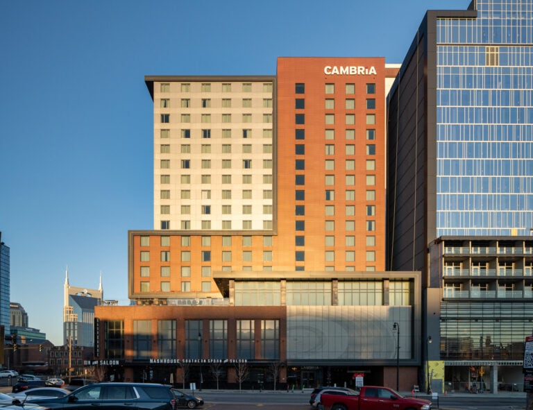 Photographing the Changing Light on the Cambria Hotel in Downtown Nashville