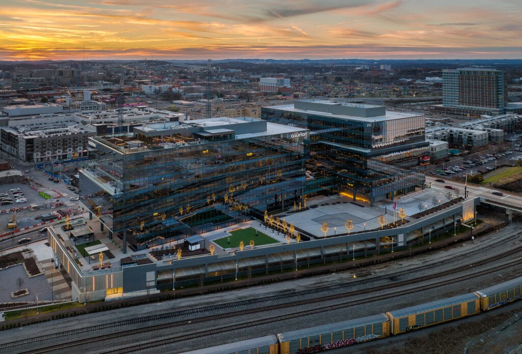 Downtown Nashville Architecture Photography from the Sky – Part 2: The Gulch & Nashville Yards 3 Nashville Architecture Photographer - Nashville Yards
