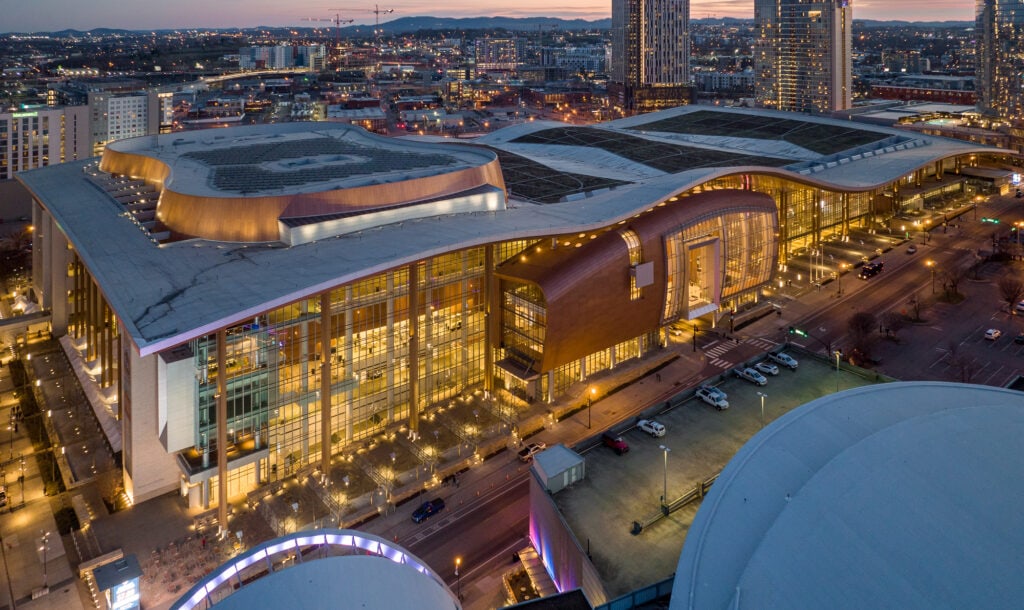 Downtown Nashville Architecture Photography from the Sky - Part 1: Music City Center 2 Music City Center - Nashville Commercial Architecture Photographer