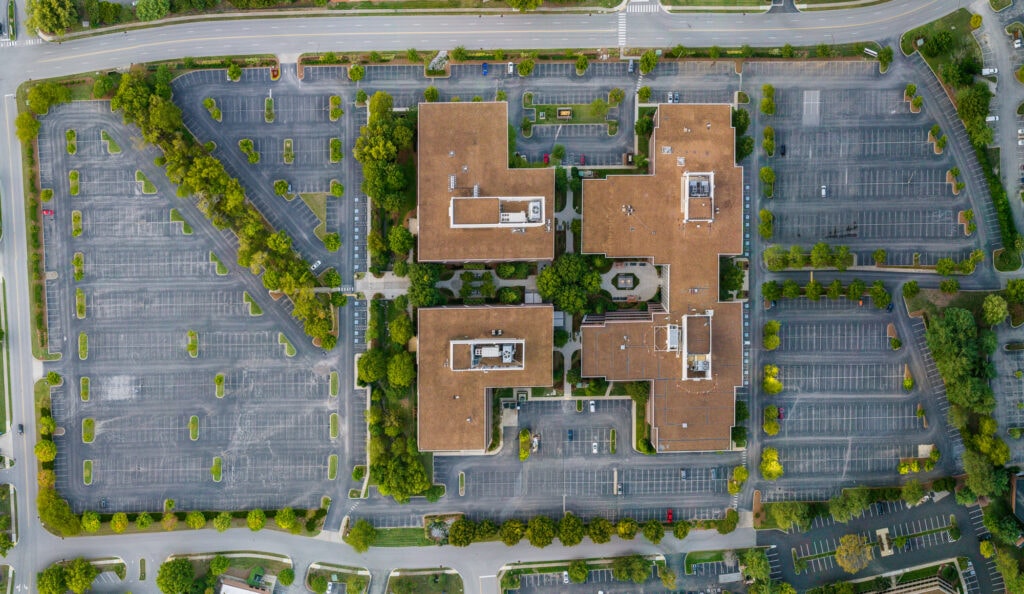 Top 5 Reasons You Should Use A Drone For Your Architectural Project Photography 7 Drone photo of property footprint in Franklin, TN
