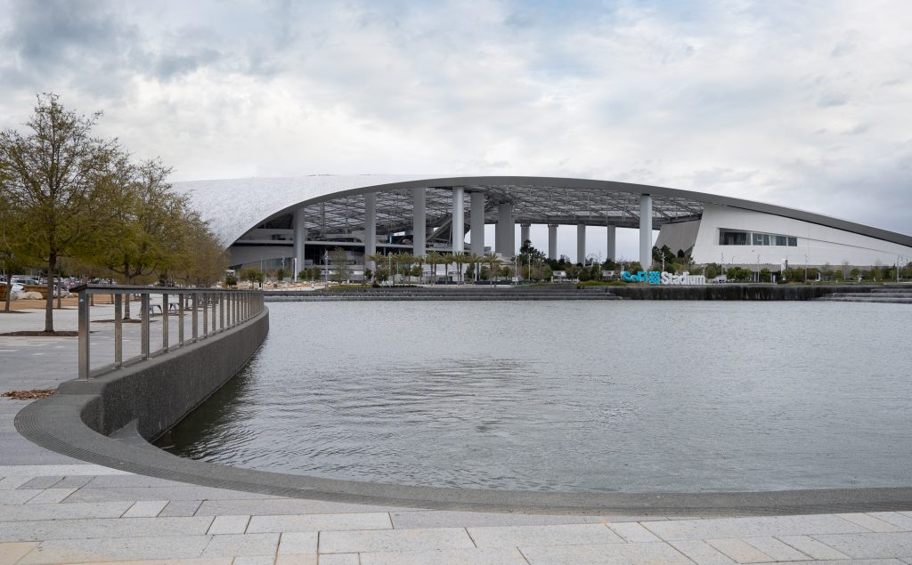 Los Angeles architectural photography of the Sofi Stadium