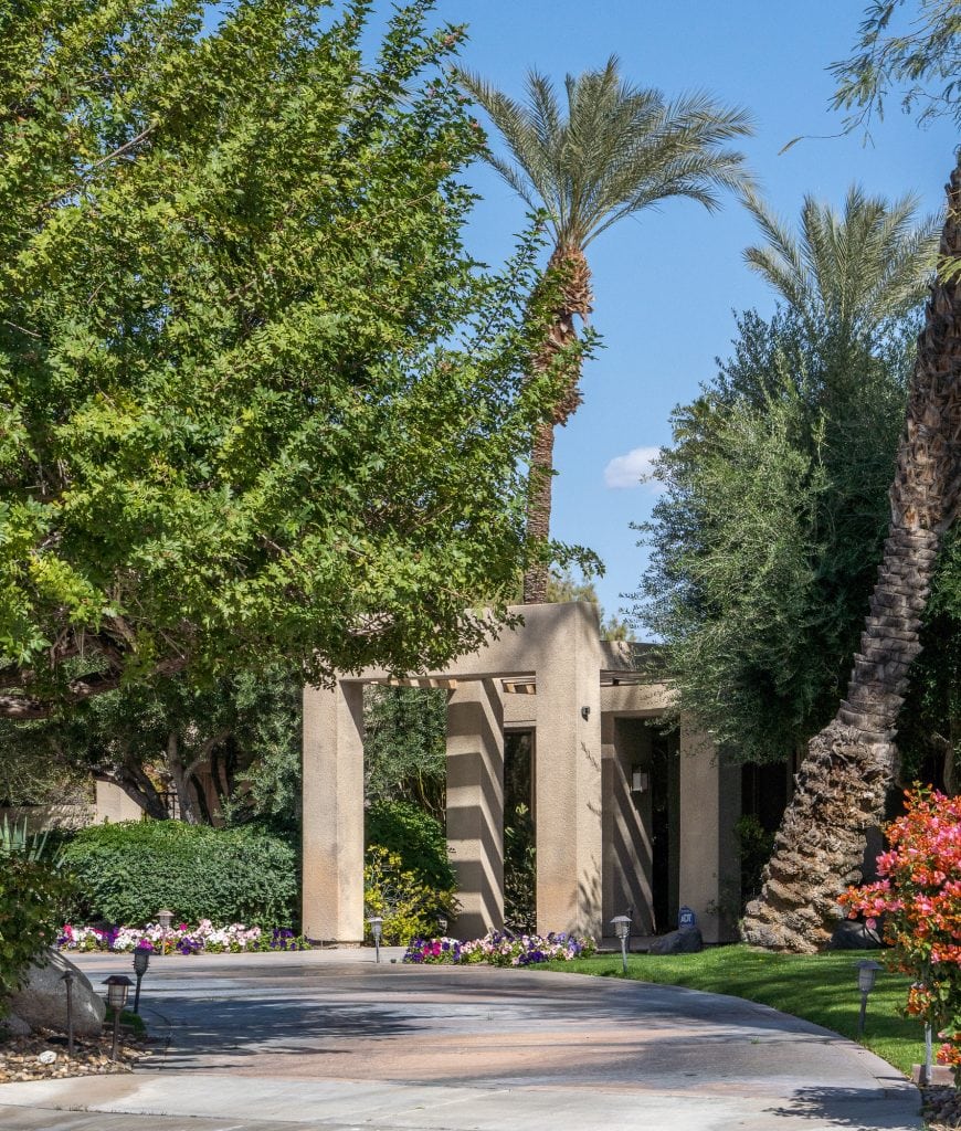 Architectural photography details in Palm Springs, California