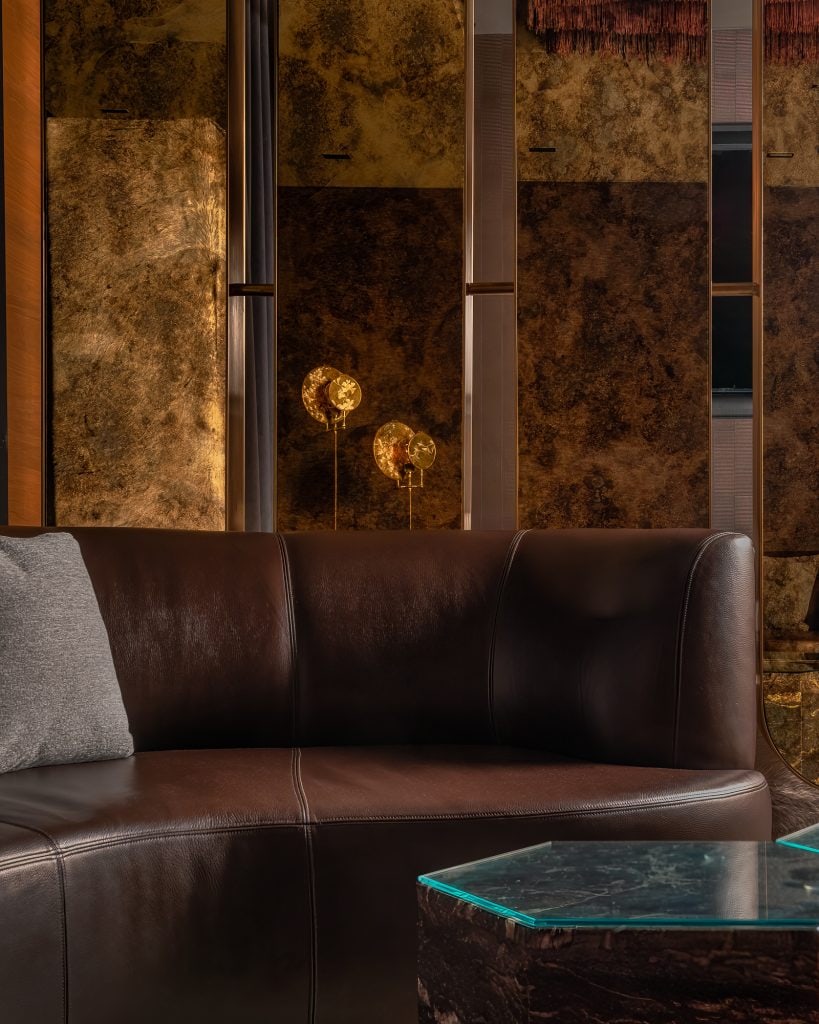 Luxury Hotel Lounge Photography - The Joseph | Four Walls in Nashville 9 Furniture detail in downtown Nashville hotel