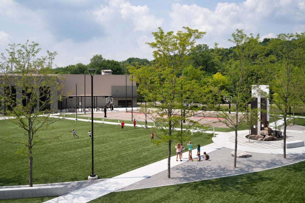 Kids playing at Legacy park in Hendersonville, TN