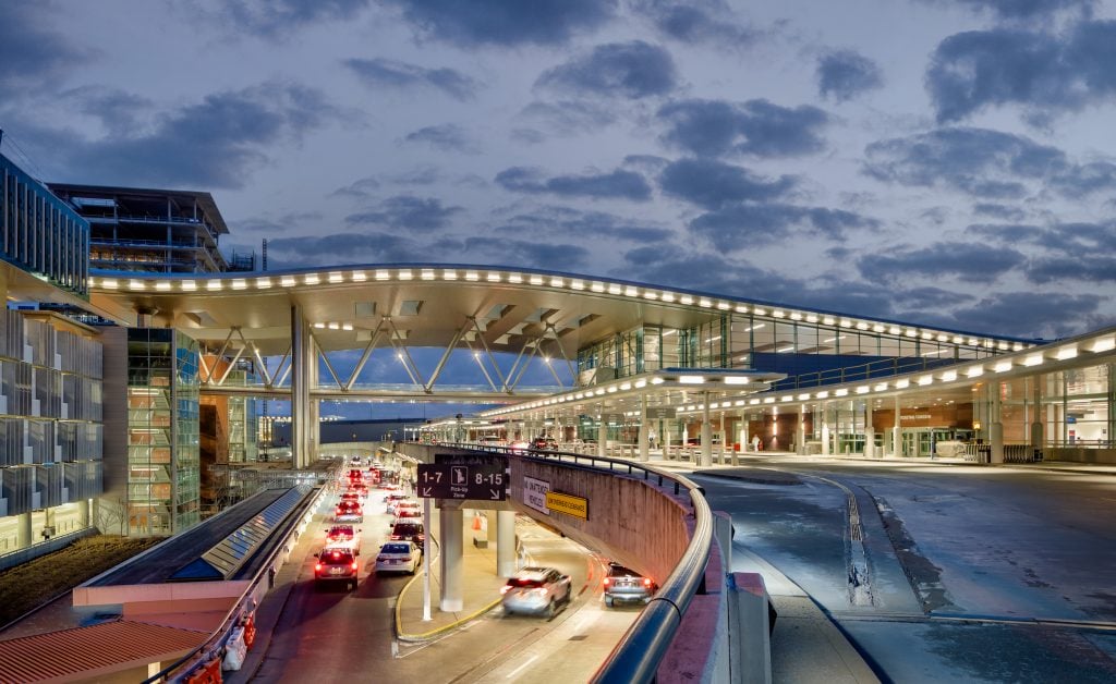 New airport terminal at BNA Nashville - photography by Jordan Powers