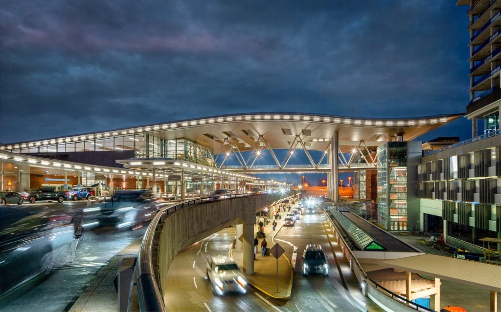 New airport terminal at BNA Nashville - photography by Jordan Powers