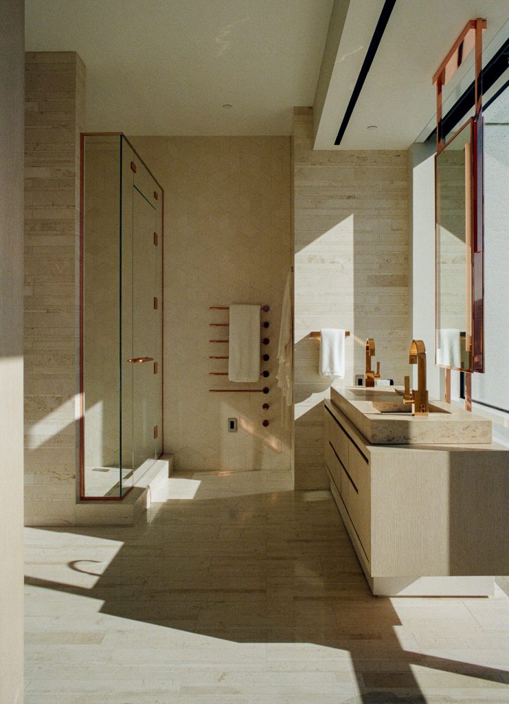 Interior design photography with film